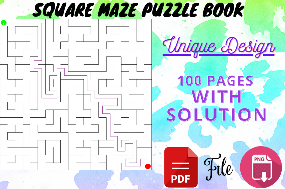 Boost Your Business with the Square Maze Activity Book: A Creative and Engaging Puzzle Book for Kids