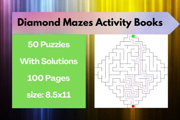 Discover the Engaging World of Diamond Mazes Puzzle Book with Solutions