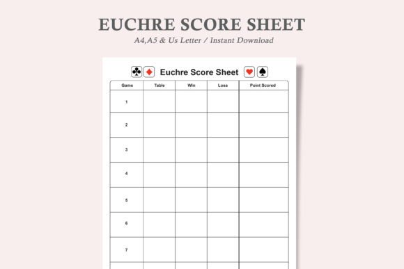 Euchre Score Sheet and Euchre Score Card: A Comprehensive Guide for Game Enthusiasts