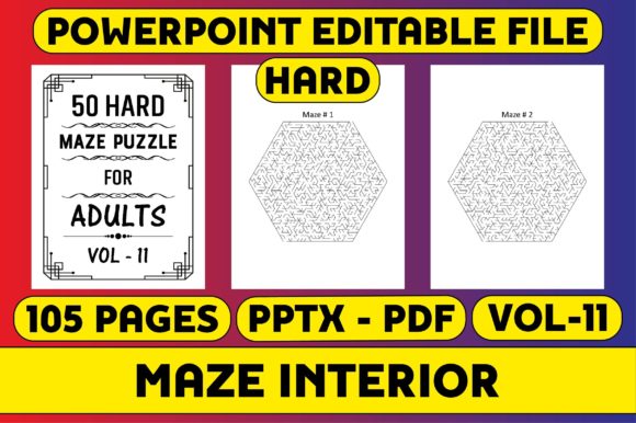 Explore 50 Hard Adult Maze Puzzles in Vo-11