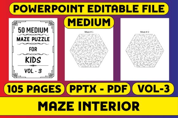 Explore 50 Medium Maze Puzzles in Vol-3