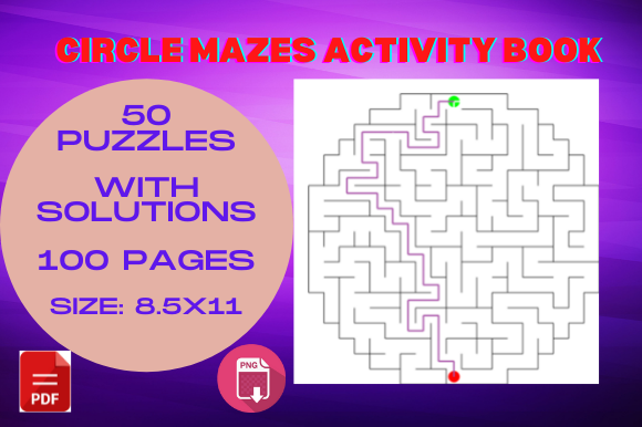Explore the Fun and Creative World of Circle Mazes Activity Kids Interior