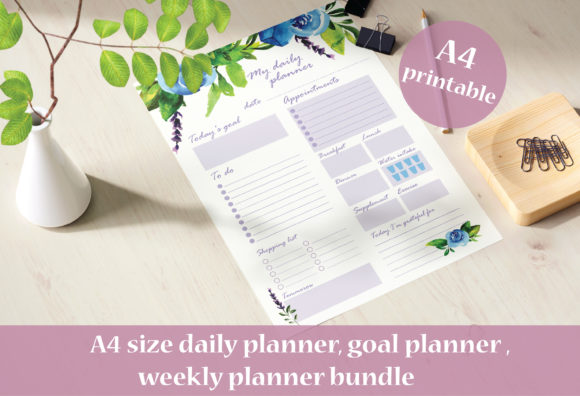 Floral Daily, Weekly, Goal Planner: Your Ultimate Guide to Organized Success