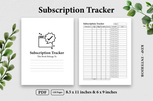 Subscription Tracker Vol-3: A Designer's Essential Tool