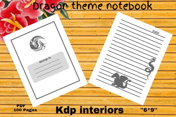 Unlock Creativity and Organization with Dragon Theme Notebook Interiors