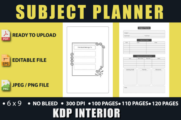 Unlocking Creativity and Organization with the Subject Planner: A Comprehensive Guide