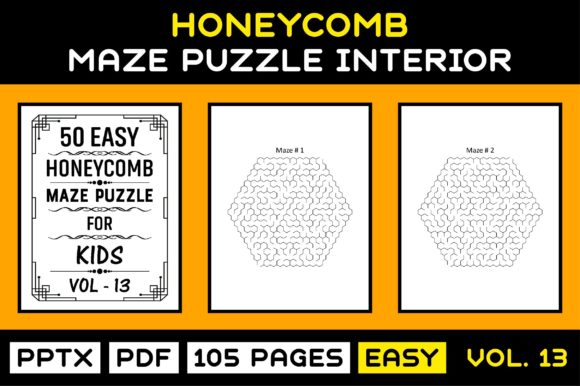 Unlocking Fun and Learning with 50 Easy Kids Maze Puzzle Interior Vol-13