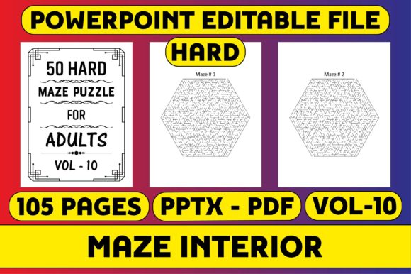 Unlocking the Potential of 50 Hard Adult Maze Puzzle Interior Vo-10: A Creative and Engaging Solution for Modern Audiences