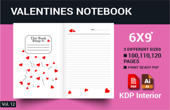 Valentines Lined Journal for KDP: A Perfect Gift and Creative Tool