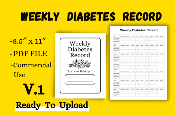 Weekly Diabetes Record: A Comprehensive Tool for Managing Your Health